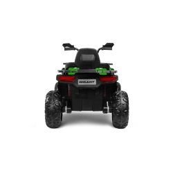 Pojazd akumulatorowy QUAD GIGANT Green Toyz by Caretero 4 mocne silniki 45 W, oświetlenie LED, pilot